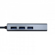 Meta title-AISENS CONVERSOR USB 3.0 ETHERNET + 3 USB3.0 GRIS ANDORRA , Accesorios PC y TPV ANDORRA , Cables y Accesorios PC ANDO