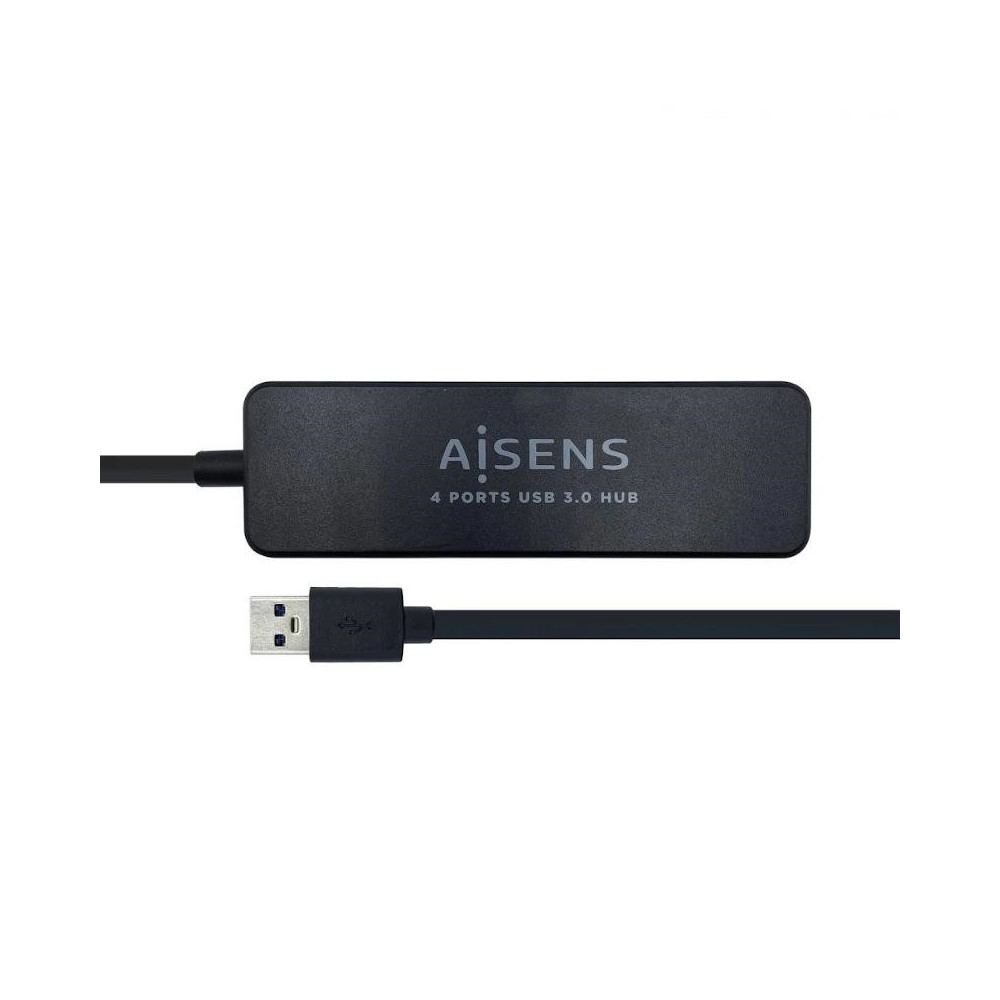 Meta title-AISENS HUB USB 3.0 TIPO A/M-4XTIPO A/H NEGRO 30CM ANDORRA , Accesorios PC y TPV ANDORRA , Cables y Accesorios PC ANDO