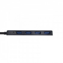 Meta title-AISENS HUB USB 3.0 TIPO A/M-4XTIPO A/H NEGRO 30CM ANDORRA , Accesorios PC y TPV ANDORRA , Cables y Accesorios PC ANDO