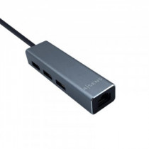 Meta title-AISENS CONVERSOR USB 3.1 ETHERNET + 3 USB3.0 GRIS ANDORRA , Accesorios PC y TPV ANDORRA , Cables y Accesorios PC ANDO