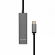 Meta title-AISENS HUB USB 3.1 USB-C/M-4XTIPO A/H GRIS, 15CM ANDORRA , Accesorios PC y TPV ANDORRA , Cables y Accesorios PC ANDOR