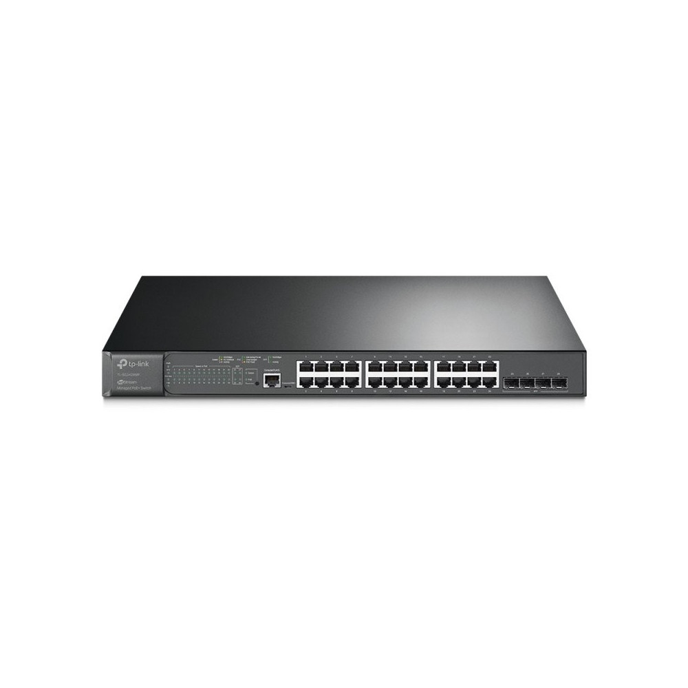 Meta title-TP-LINK SG3428MP SWITCH 24XGB POE L2 4XSFP RACK ANDORRA , Switches y Puntos acceso ANDORRA , Switches armario ANDORRA