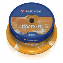 Meta title-VERBATIM DVD-R 4.7GB 16X TARRINA 25UDS ANDORRA , CD - DVD - BLU-RAY ANDORRA , DVD R-RW ANDORRA , 0023942435228 ANDORR