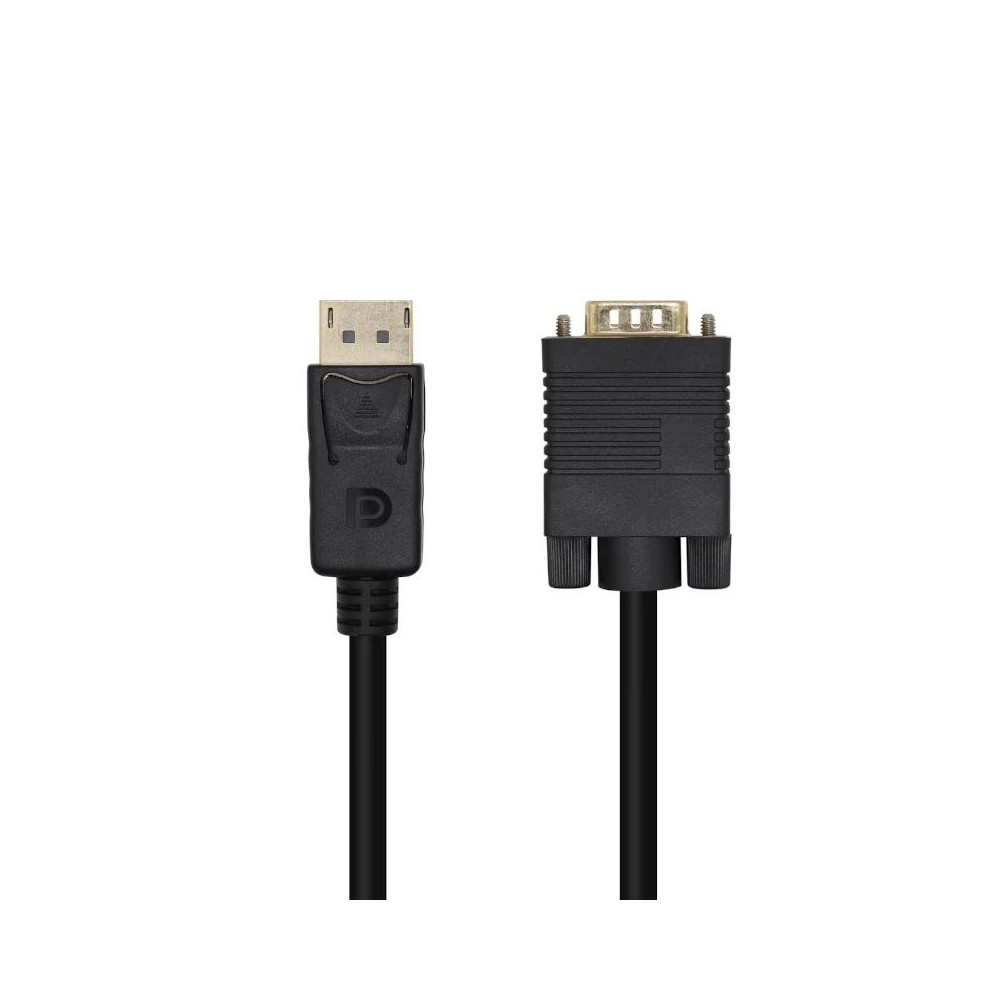 Meta title-AISENS CONVERSOR DP/M-VGA/M NEGRO 2.0M ANDORRA , Accesorios Imagen y Sonido ANDORRA , Cable - Conector Imagen - Sonid