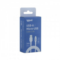 Meta title-IGGUAL CABLE USB-A/MICRO-USB 100 CM BLANCO ANDORRA , Accesorios Telefonía ANDORRA , Cargadores ANDORRA , 843536431693