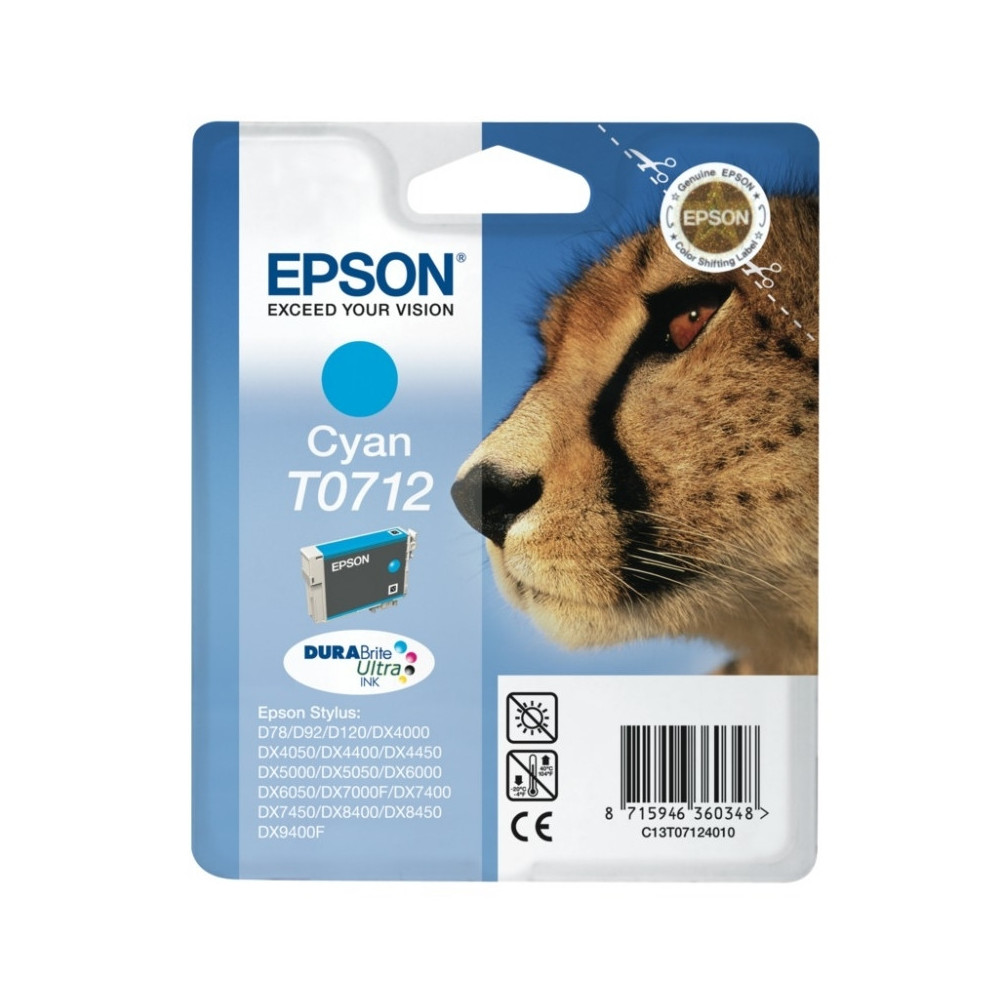 Meta title-EPSON CARTUCHO T0712 CYAN ANDORRA , Consumibles Impresión ANDORRA , Cartuchos tinta original ANDORRA , 8715946624518 
