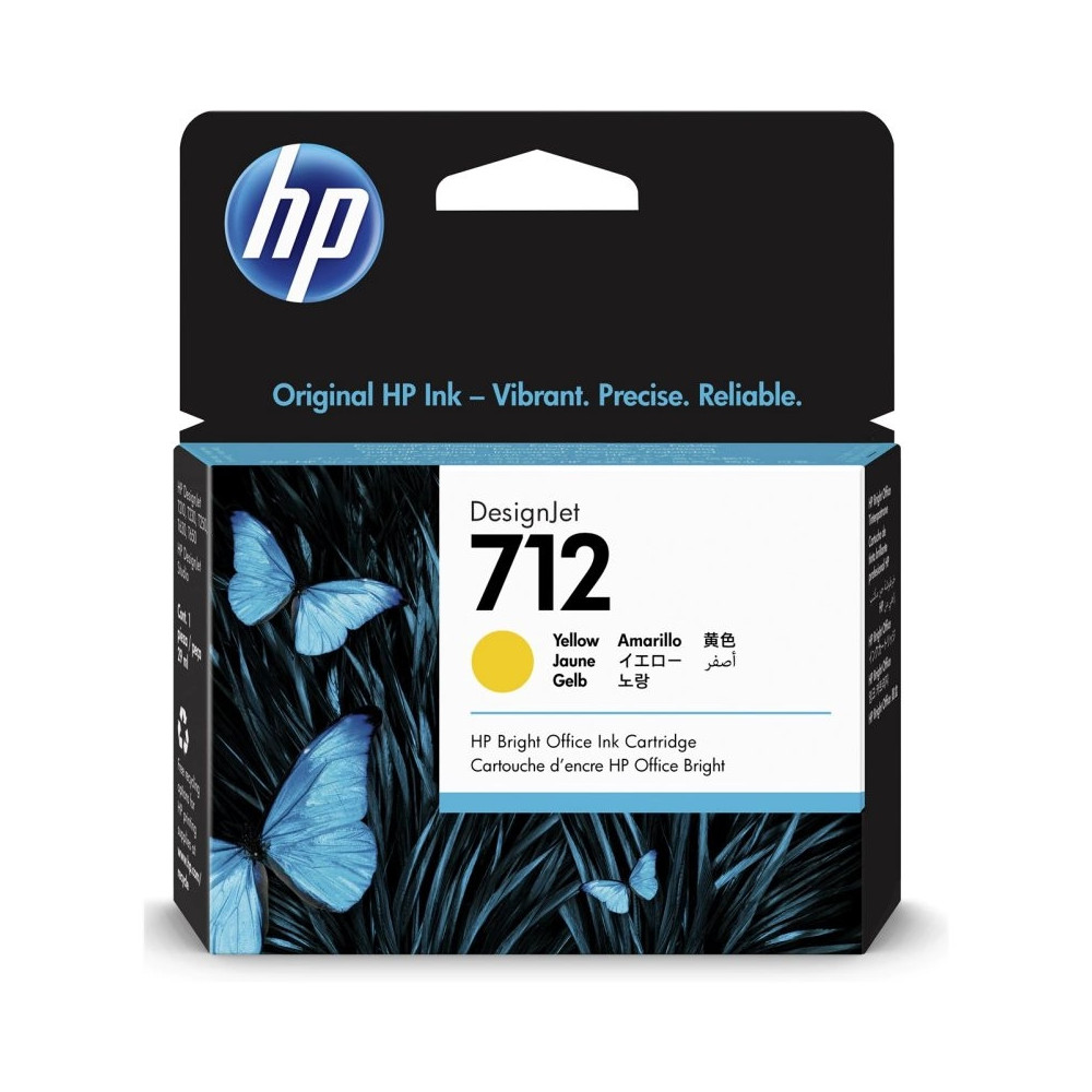 Meta title-HP CARTUCHO 712 AMARILLO ANDORRA , Consumibles Impresión ANDORRA , Cartuchos tinta original ANDORRA , 0193905352838 A