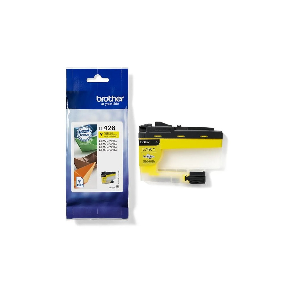 Meta title-BROTHER CARTUCHO LC426Y AMARILLO ANDORRA , Consumibles Impresión ANDORRA , Cartuchos tinta original ANDORRA , 4977766