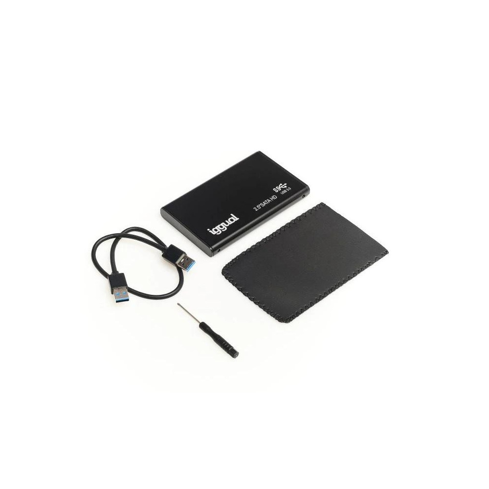 Meta title-IGGUAL CAJA EXTERNA ALUMINIO SSD 2.5'' SATA USB 3.0 ANDORRA , Accesorios Almacenamiento ANDORRA , Cajas Externas - Ex