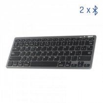 Meta title-IGGUAL TECLADO BLUETOOTH SLIM TKL-BT NEGRO 2 CANAL ANDORRA , Teclados y ratones ANDORRA , Teclados Inalámbricos ANDOR