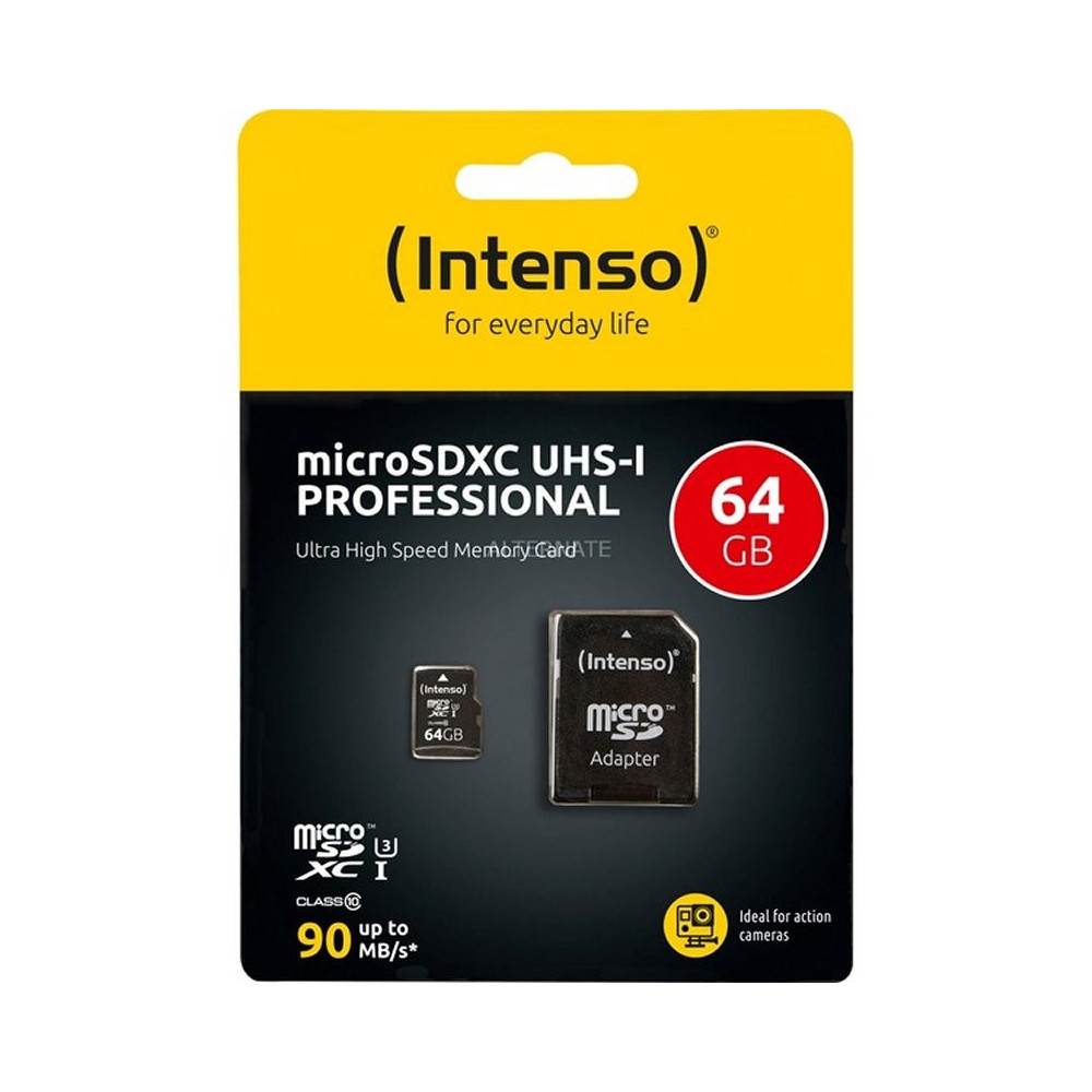 Meta title-INTENSO 3433490 MICRO SD UHS-I PROFESIONA 64GB ANDORRA , Tarjetas memoria ANDORRA , Secure Digital ANDORRA , 40343030