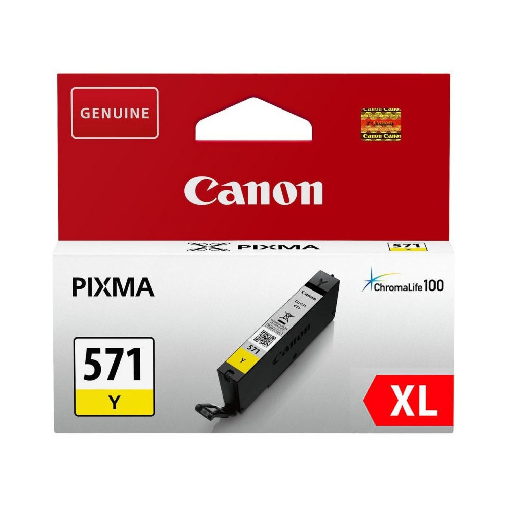 Meta title-CANON CARTUCHO CLI-571YL XL AMARILLO ANDORRA , Consumibles Impresión ANDORRA , Cartuchos tinta original ANDORRA , 454