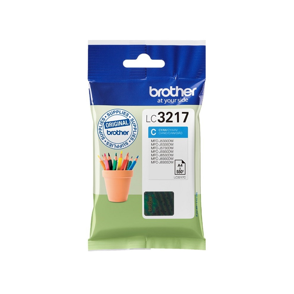 Meta title-BROTHER CARTUCHO LC3217C CYAN ANDORRA , Consumibles Impresión ANDORRA , Cartuchos tinta original ANDORRA , 4977766762