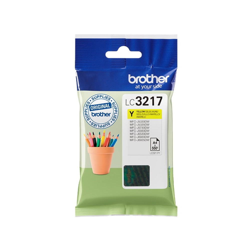 Meta title-BROTHER CARTUCHO LC3217Y AMARILLO ANDORRA , Consumibles Impresión ANDORRA , Cartuchos tinta original ANDORRA , 497776