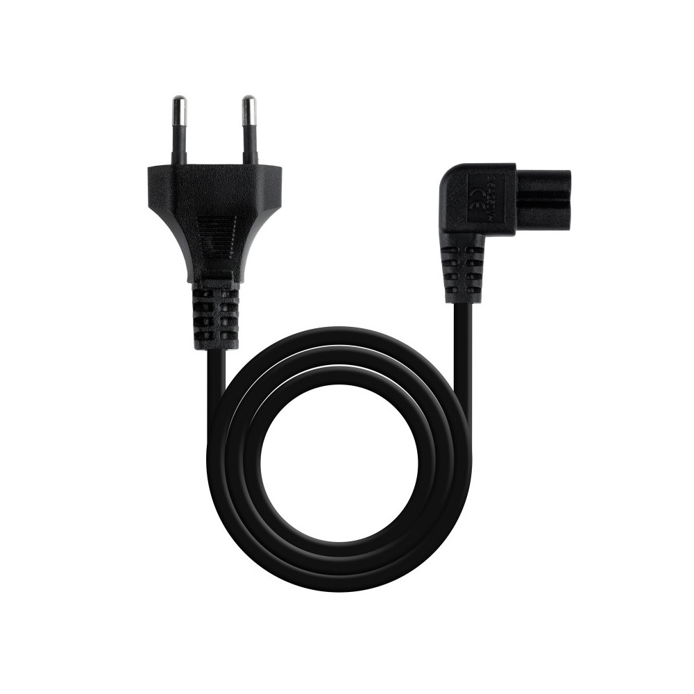 Meta title-NANOCABLE CABLE ALIM. FORMA 8 ACODADO CEE7/C7 1.8M ANDORRA , Accesorios PC y TPV ANDORRA , Cables y Accesorios PC AND
