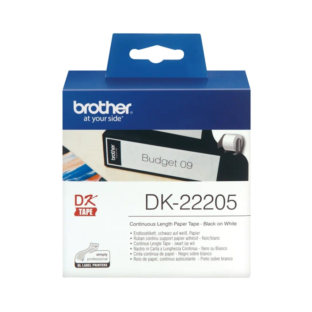 Meta title-BROTHER CINTA DK22205 PAPEL TÉRMICO CONTINUO 62MM ANDORRA , Consumibles Impresión ANDORRA , Papel ANDORRA , 497776662