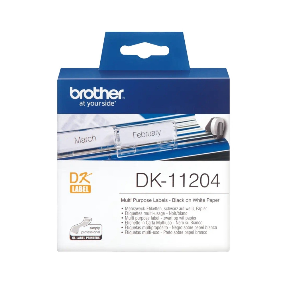 Meta title-BROTHER ETIQUETAS DK11204 MULTIUSO 17X54 MM 400 UD ANDORRA , Consumibles Impresión ANDORRA , Papel ANDORRA , 49777666