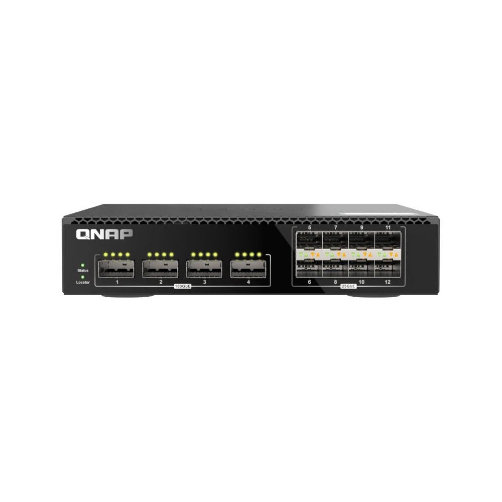 Meta title-QNAP QSW-M7308R-4X SWITCH 4X100GBE 8X25GBE ANDORRA , Switches y Puntos acceso ANDORRA , Switches armario ANDORRA , 47