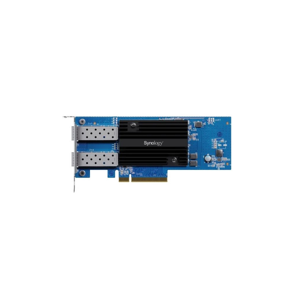 Meta title-SYNOLOGY E25G30-F2 ADAPTADOR 25GBE SFP28 PCIE LP ANDORRA , Adaptadores red ANDORRA , Red cableada ANDORRA , 471117472