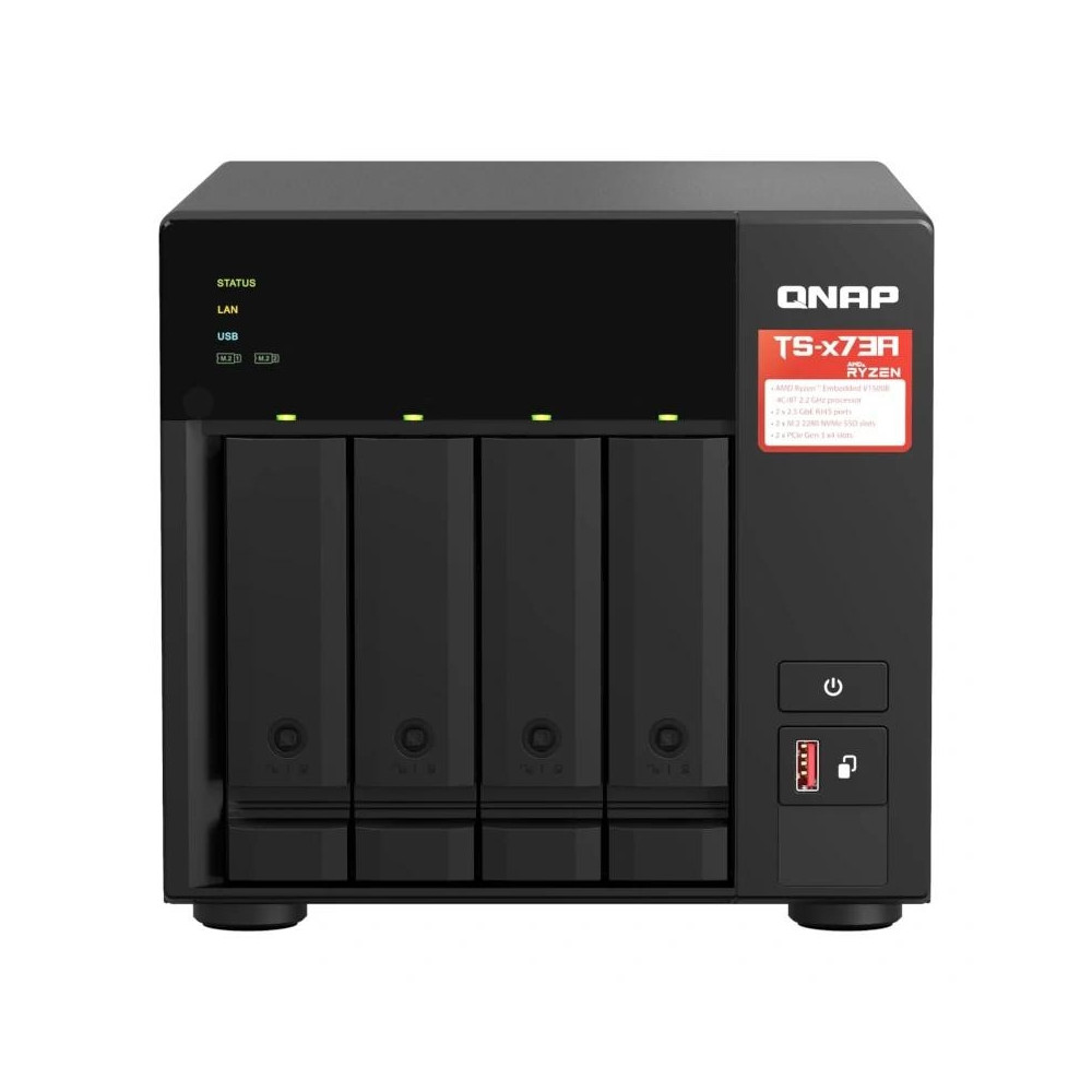Meta title-QNAP TS-473A-SW5T BUNDLE NAS 4XHDD-BAY + SWITCH ANDORRA , Almacenamiento en red ANDORRA , Almacenamiento Sobremesa AN