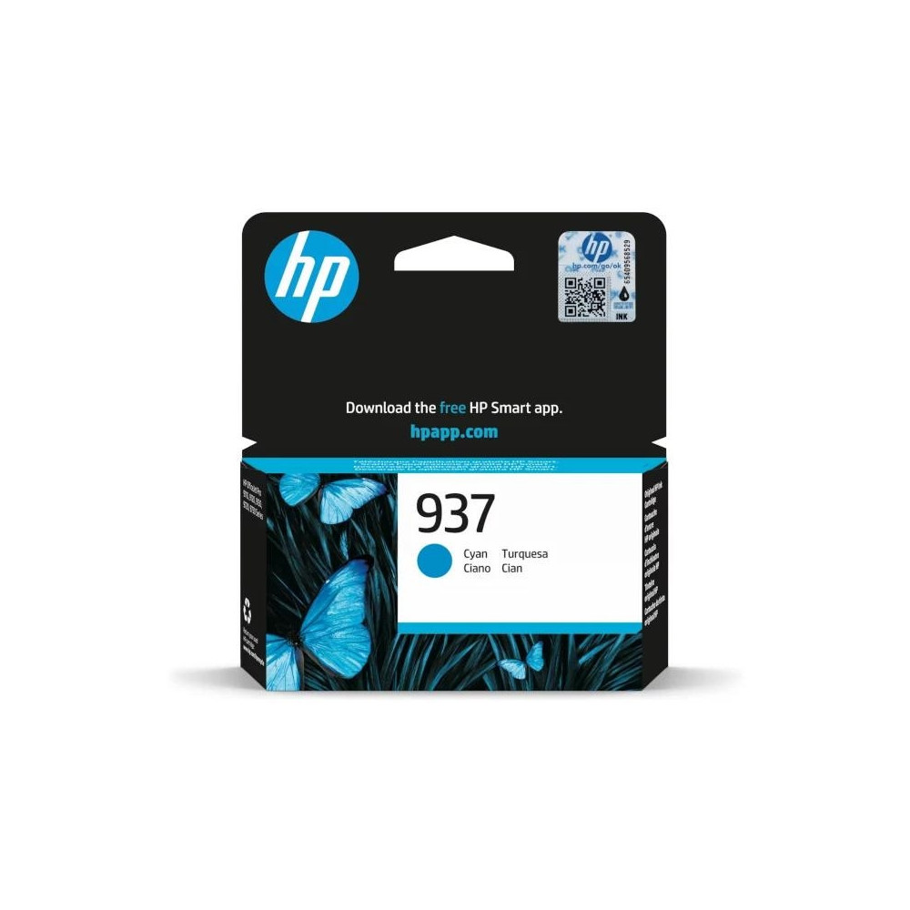 Meta title-HP CARTUCHO 937 CIAN ANDORRA , Consumibles Impresión ANDORRA , Cartuchos tinta original ANDORRA , 0196786147548 ANDOR