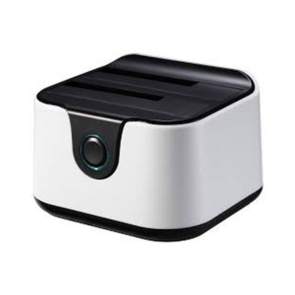 Meta title-TOOQ TQDS-802BW DOCK STATION DOBLE BAHÍA HDD NE/BL ANDORRA , Accesorios Almacenamiento ANDORRA , Cajas Externas - Ext