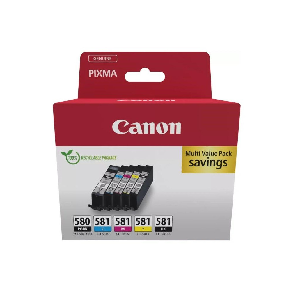 Meta title-CANON CARTUCHO MULTIPACK PGI-580/CLI-581 ANDORRA , Consumibles Impresión ANDORRA , Cartuchos tinta original ANDORRA ,