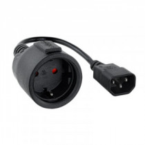 Meta title-NANOCABLE CABLE ADAPTADOR C14-M A CEE7-H, 50CM ANDORRA , Accesorios SAI ANDORRA , Accesorios SAI ANDORRA , 8433281014