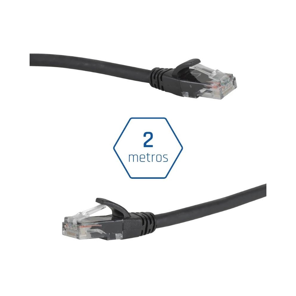 Meta title-IGGUAL LATIGUILLO CAT6 UTP LSZH 2 METROS NEGRO ANDORRA , Accesorios Redes ANDORRA , Herramientas - Conectores Redes A