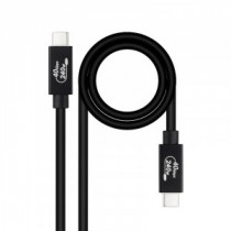 Meta title-NANOCABLE CABLE USB4 GEN3X2 40GBPS 240W USB-C 1M ANDORRA , Accesorios PC y TPV ANDORRA , Cables y Accesorios PC ANDOR