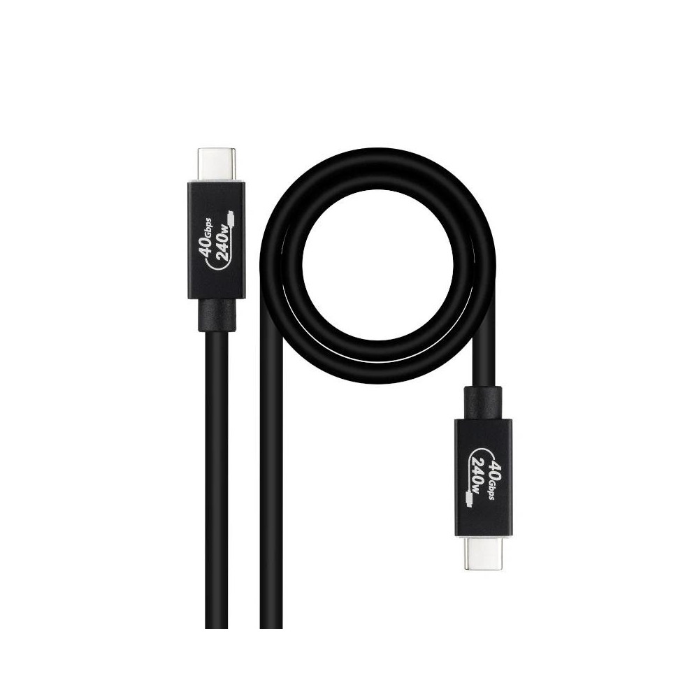 Meta title-NANOCABLE CABLE USB4 GEN3X2 40GBPS 240W USB-C 1.8M ANDORRA , Accesorios PC y TPV ANDORRA , Cables y Accesorios PC AND