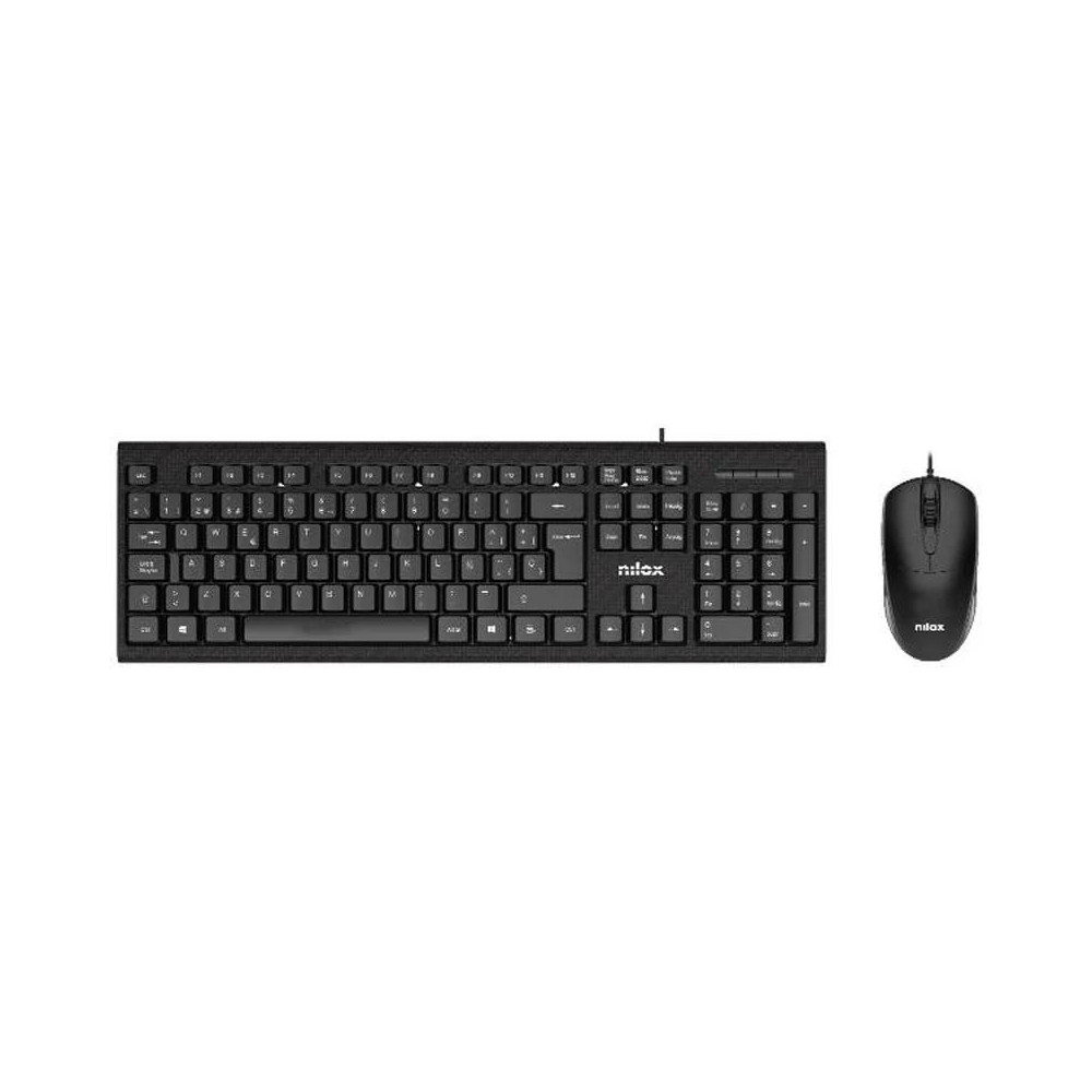Meta title-NILOX KIT TECLADO+RATON NXKME0011 USB NEGRO ANDORRA , Teclados y ratones ANDORRA , Teclado más ratón ANDORRA , 843177