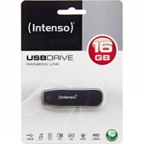 Meta title-INTENSO 3502470 LÁPIZ USB 2.0 RAINBOW 16GB NEGRO ANDORRA , Almacenamiento externo ANDORRA , Lápiz USB ANDORRA , 40343