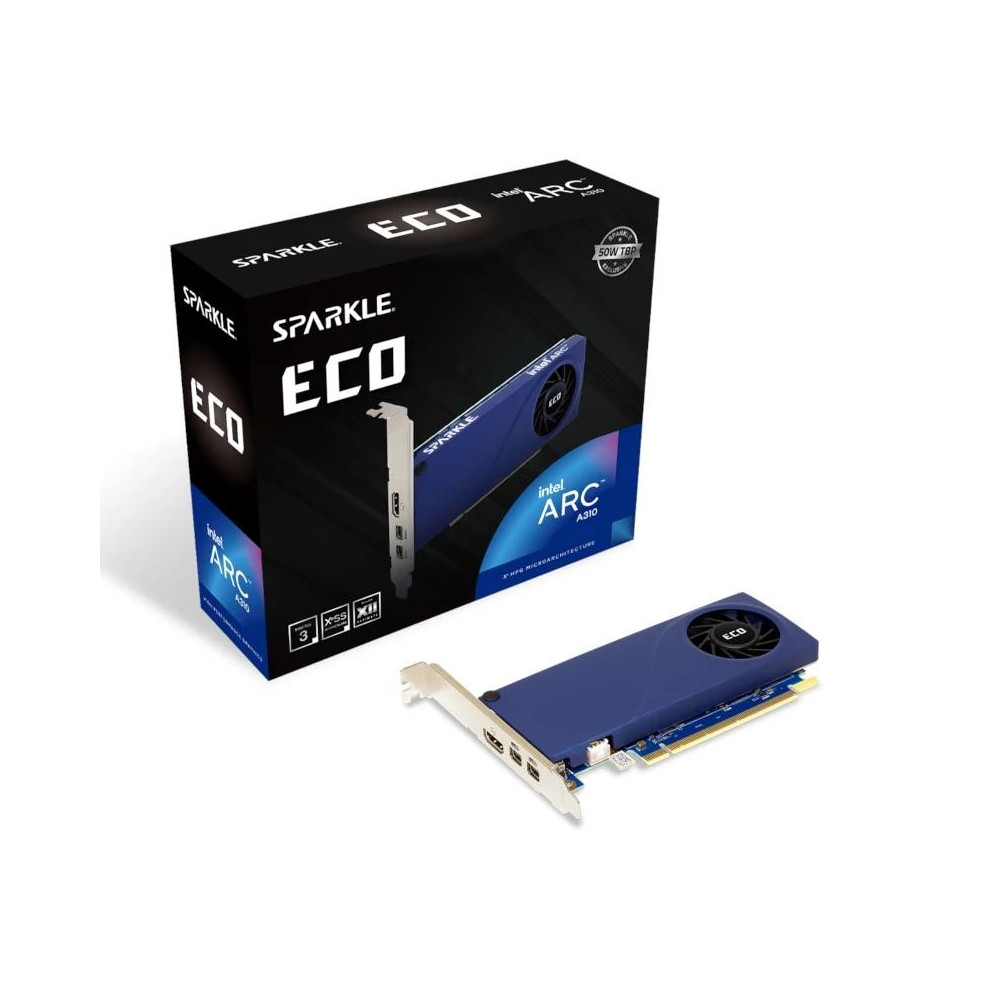 Meta title-SPARKLE VGA INTEL ARC A310 ECO 4GB DDR6 LP BRACKET ANDORRA , Tarjetas gráficas ANDORRA , PCI Express DDR6 ANDORRA , 4