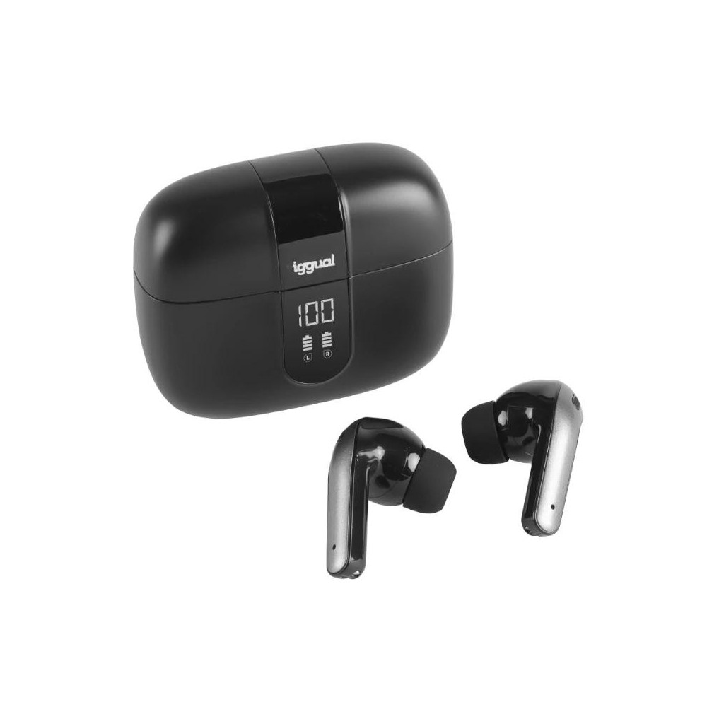 Meta title-IGGUAL AURICULARES INALÁMBRICOS TWS BLUETOOTH NEGR ANDORRA , Audio ANDORRA , Auricular con micrófono ANDORRA , 843536