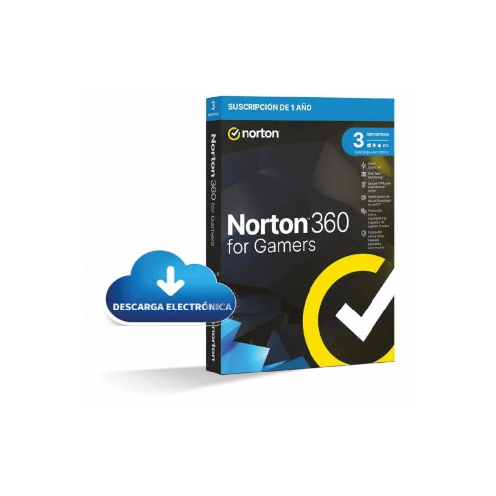 Meta title-NORTON 360 FOR GAMERS 50GB ES 1U 3L/1A ESD ANDORRA , Antivirus - Antispam ANDORRA , Antivirus hogar ANDORRA , 5397231