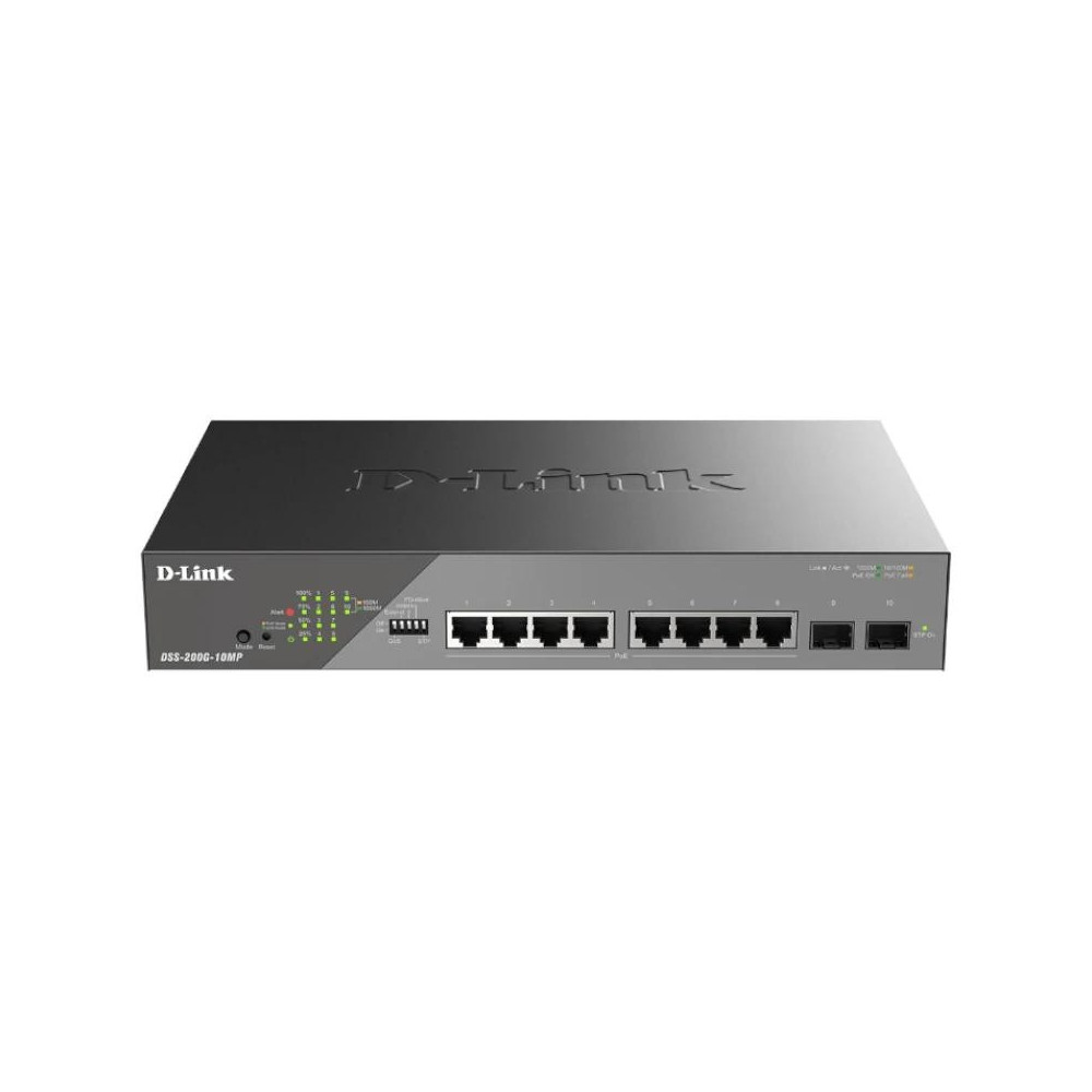 Meta title-D-LINK DSS-200G-10MP SWITCH 8XGBE POE 2XSFP LR ANDORRA , Switches y Puntos acceso ANDORRA , Switches sobremesa ANDORR