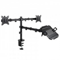 Meta title-TOOQ DB1202TN-B SOPORTE MESA 2 PANTALLAS+ PORTATIL ANDORRA , Accesorios Imagen y Sonido ANDORRA , Accesorios Televisi