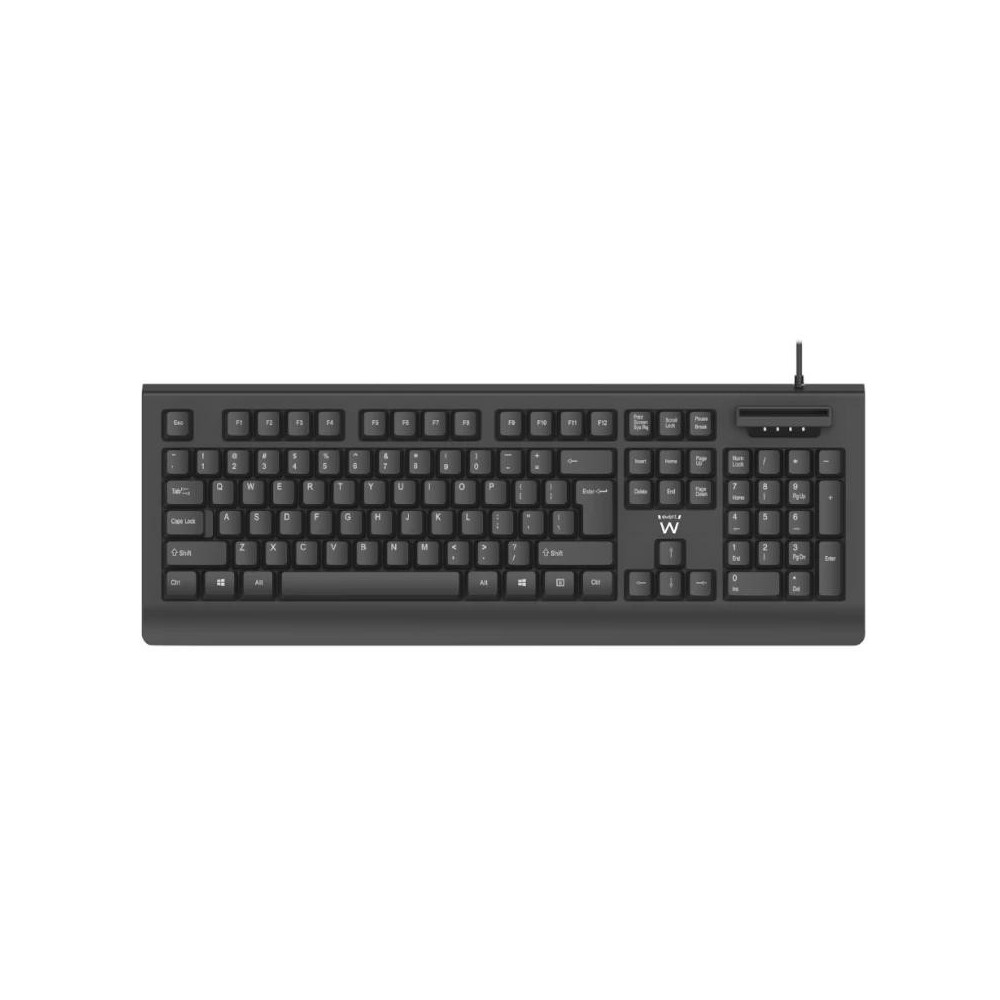 Meta title-EWENT TECLADO EW3286 CON LECTOR DNI ANDORRA , Teclados y ratones ANDORRA , Teclados USB ANDORRA , 8052101433401 ANDOR