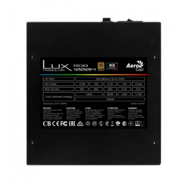 AEROCOOL LUX RGB 1000W ATX...