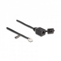 Meta title-DELOCK CABLE RJ11 MACHO A RJ11 HEMBRA CON TAPA ANDORRA , Accesorios Redes ANDORRA , Herramientas - Conectores Redes A
