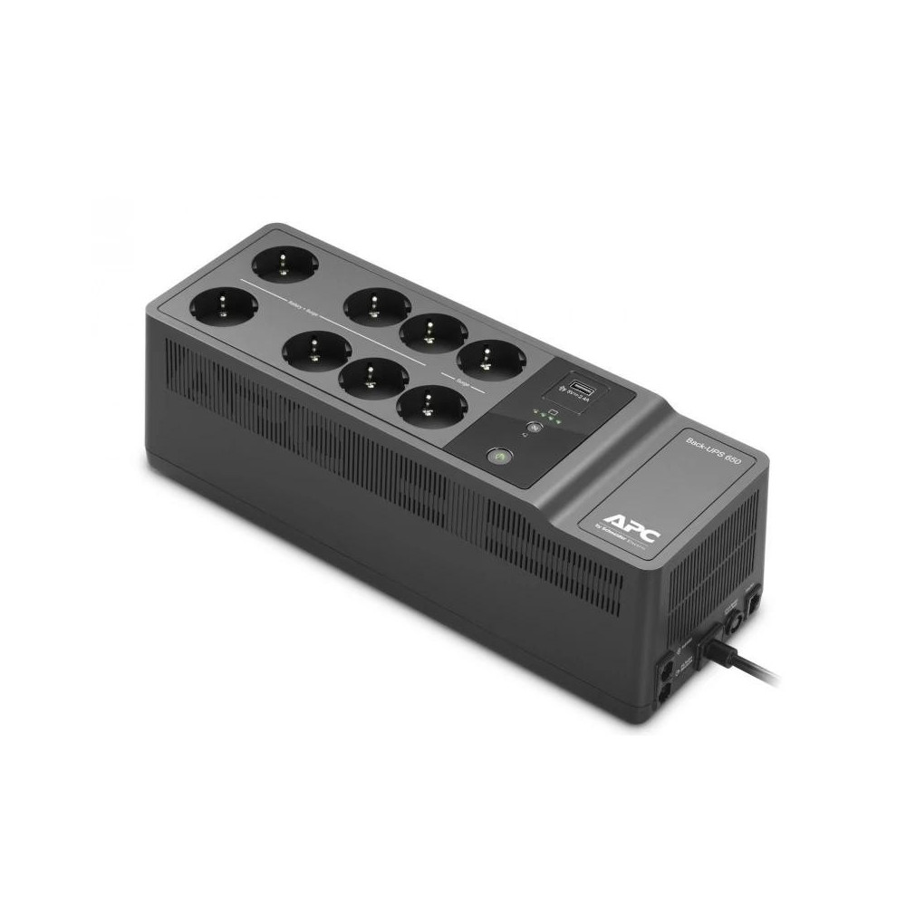 Meta title-APC BACK UPS 650VA/400W 8 TOMAS SCHUKO USB A+C ANDORRA , Sistemas Alimentación ANDORRA , SAI interactivo ANDORRA , 07
