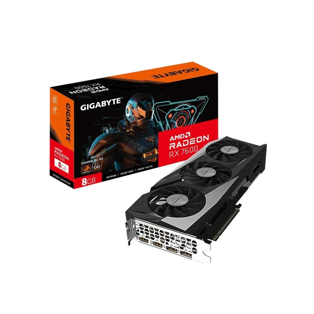 Meta title-GIGABYTE VGA AMD RX 7600 GAMING OC 8GB ANDORRA , Tarjetas gráficas ANDORRA , PCI Express DDR6 ANDORRA , 4719331313425