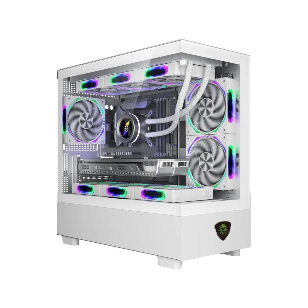 Meta title-KEEP OUT CAJA M-ATX XC-301W 3FANS USB3.0 WHITE ANDORRA , Cajas y fuentes ANDORRA , Semitorre y Miditorre ANDORRA , 84