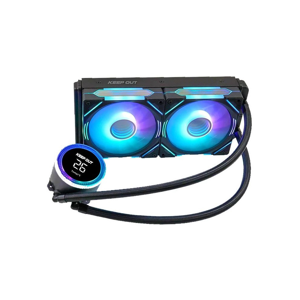 Meta title-KEEP OUT REFRIGER. LIQUIDA XWC-240 PRO 240MM BLACK ANDORRA , Micros y ventiladores ANDORRA , Refrigeración ANDORRA , 