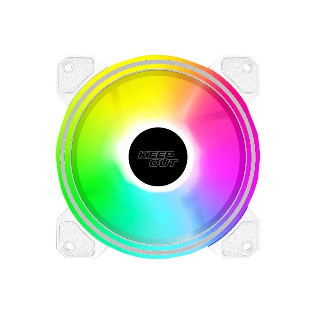 Meta title-KEEP OUT VENTILADOR XFC-120DRW WHITE 5V ARGB ANDORRA , Micros y ventiladores ANDORRA , Refrigeración ANDORRA , 843509