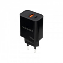 Meta title-NANOCABLE CARGADOR USB-C/PD+USB-A/QC 30W NEGRO ANDORRA , Accesorios Telefonía ANDORRA , Cargadores ANDORRA , 84332810