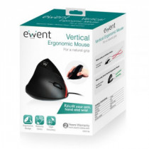Meta title-EWENT EW3156 RATON ERGONÓMICO USB NEGRO ANDORRA , Teclados y ratones ANDORRA , Ratones con cable ANDORRA , 8054392610