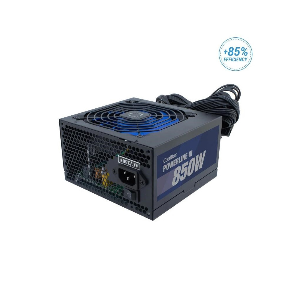 Meta title-COOLBOX FUENTE ALIM ATX  POWERLINE3 850W 85%EFI ANDORRA , Cajas y fuentes ANDORRA , Fuentes desde 600W ANDORRA , 8436