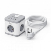 Meta title-EWENT EW3863 REGLETA 3 TOMAS SHUCKO+2USB-A+2USB-C ANDORRA , Accesorios Eléctricos ANDORRA , Regletas ANDORRA , 805210